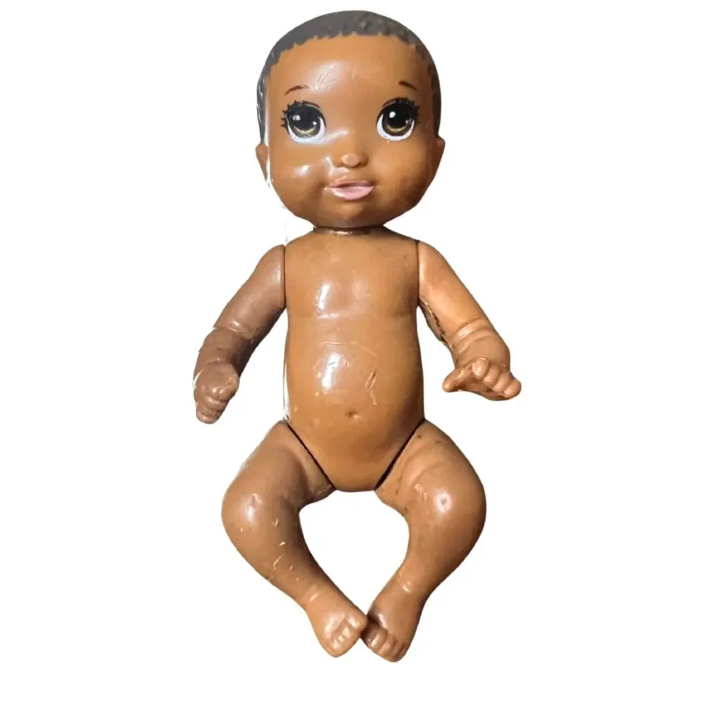 Barbie Happy Family Newborn Baby Mattel Black African American Model FHY82 L18I